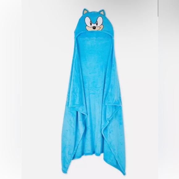 Sonic the Hedgehog Hooded Throw Blanket - Picture 5 of 5